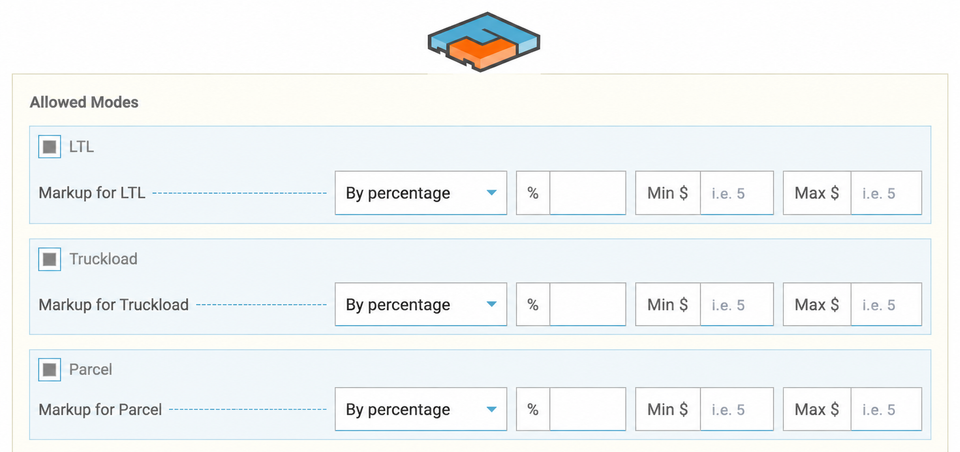 User Markup in Freightview